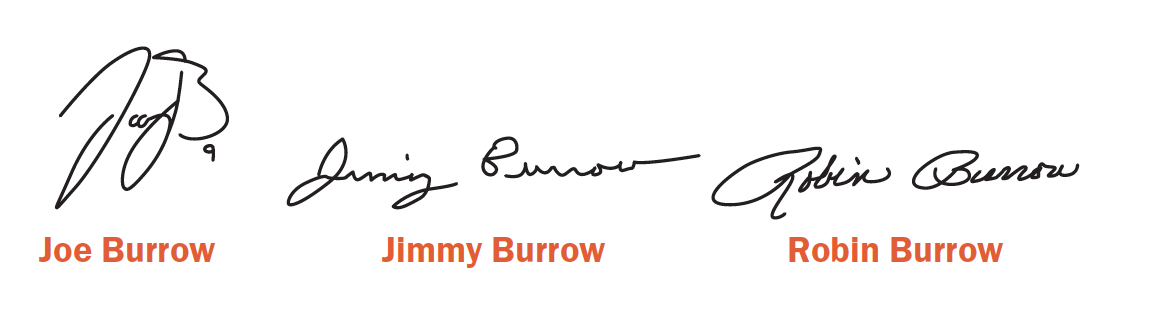 Horizon Hope, Jimmy Burrow, Robin Burrow